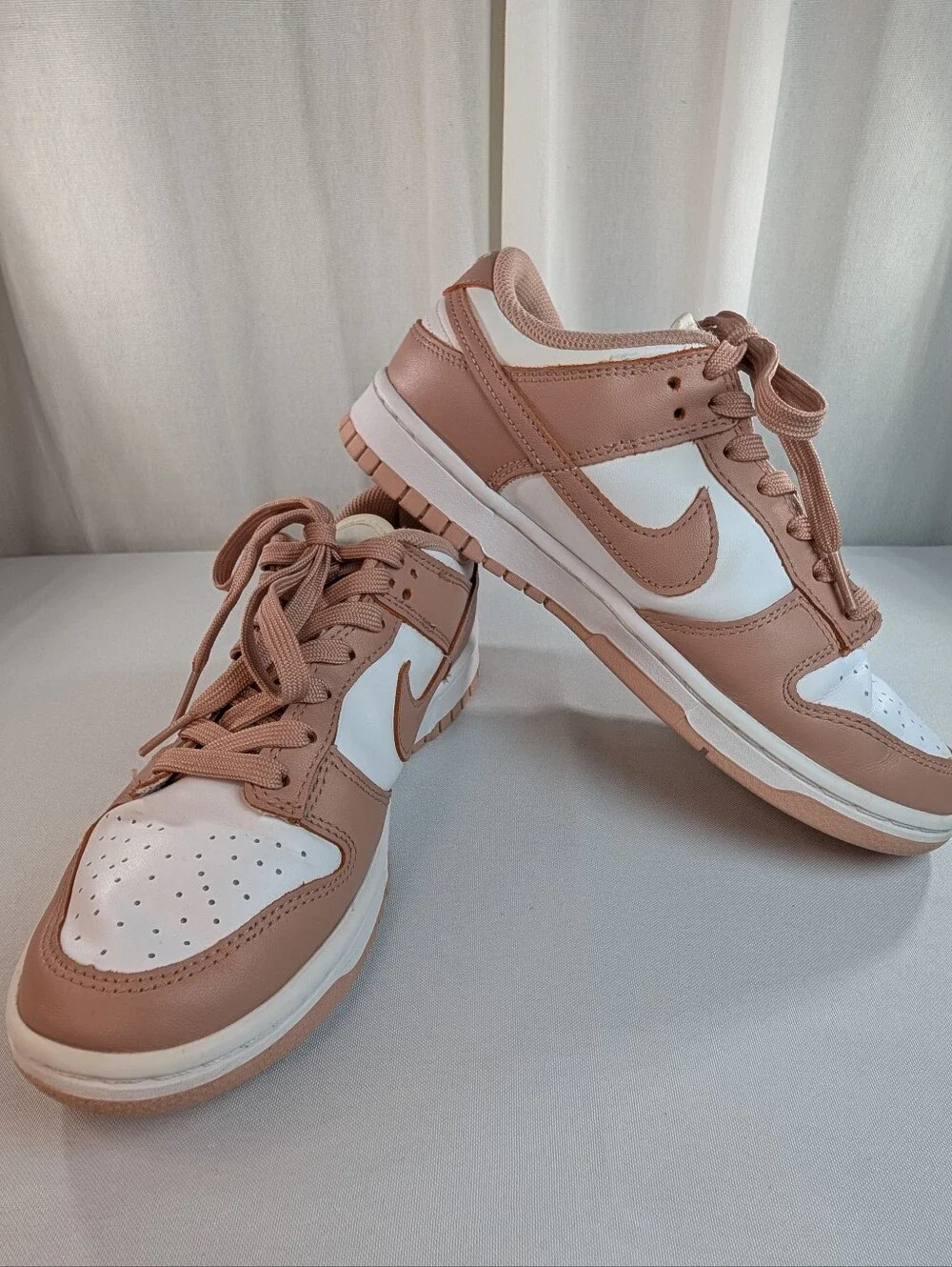 Nike Dunk Low Rose Whisper Blush Pink Low Top Sneakers